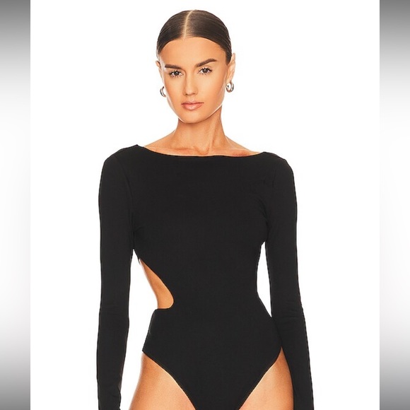 Revolve NOT YOURS TO KEEP Lindsey Bodysuit in Black - Picture 2 of 4